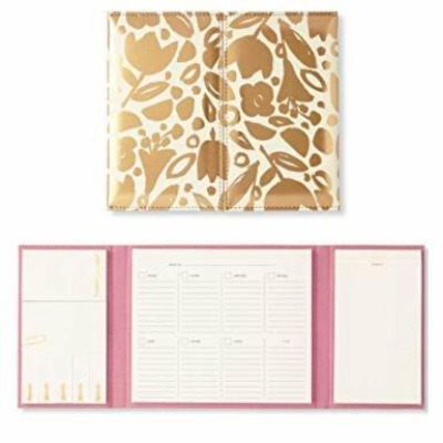 Everything_but_Flowers_Kate Spade Gold Floral Folio & Calendar