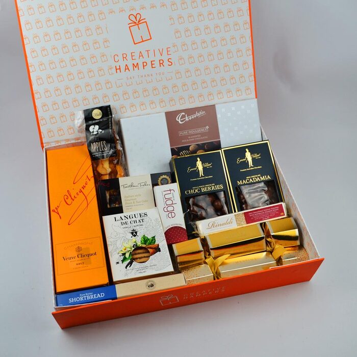 Swarovski with Veuve &amp; Chocolates