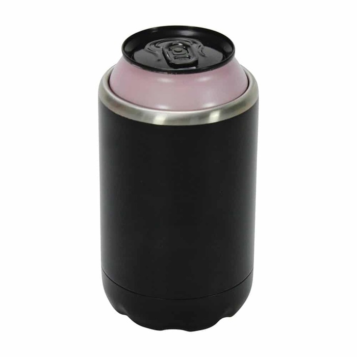 Everything_but_Flowers_Can Cooler Stainless - Black
