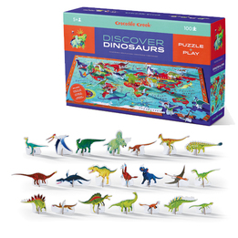 100 Piece Discover Dinosaur Puzzle