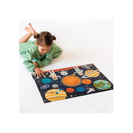 Outer space floor puzzle