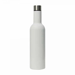 Annabel Trends Stainless Steel Wine Bottle White