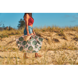 Everything_but_Flowers_Annabel Trends Spotty Monstera Pink Beach Bag