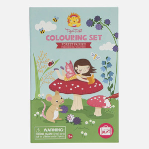 Everything_but_Flowers_Tiger Tribe Forest Fairies Colouring Set