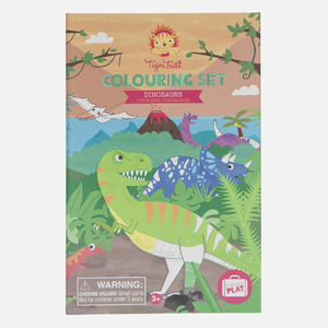 Everything_but_Flowers_Tiger Tribe Dinosaur Colouring Set