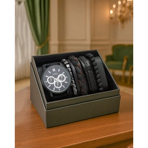 Everything_but_Flowers_Men's Republic Watch Set with 4 Bracelets