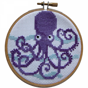 Everything_but_Flowers_Cross Stitch Kit - Octopus
