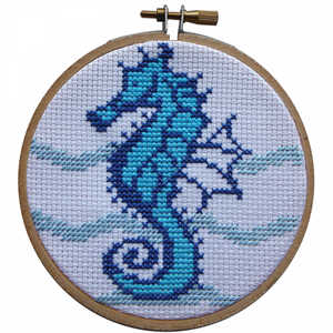 Everything_but_Flowers_Cross Stitch Kit - Seahorse