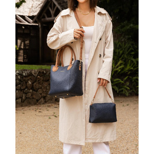 Everything_but_Flowers_Louenhide Dublin Tote Bag Navy and Tan