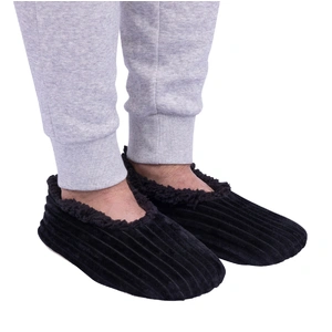 Everything_but_Flowers_SnuggUps Men's Slippers - Black Cord