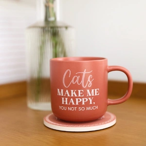 Everything_but_Flowers_Cats Make Me Happy Mug
