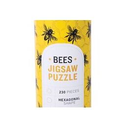 Bees Jigsaw Puzzle 230pcs Hexaganol - yellow