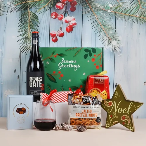 Everything_but_Flowers_Christmas Red Celebration Gift Box