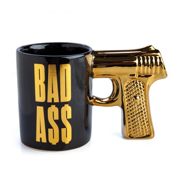 Ceramic gun mug