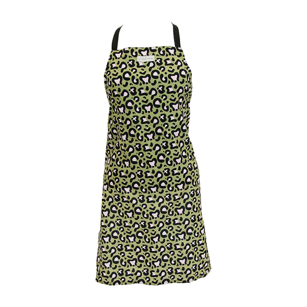 Annabel Trends Ocelot Khaki and Pink Apron