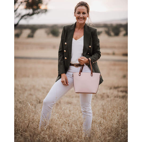 Louenhide Olivia Pale Pink Top Handle Bag
