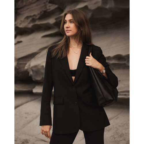 Everything_but_Flowers_Louenhide Monaco Shoulder  Bag - Black