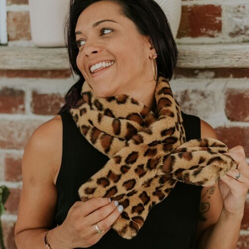 Everything_but_Flowers_Ocelot Faux Fur Neck Wrap