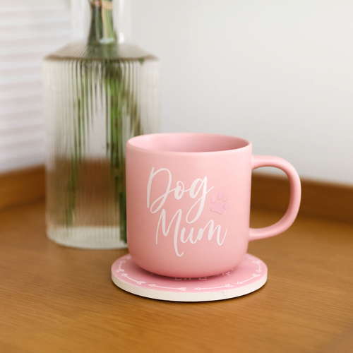 Everything_but_Flowers_Dog Mum Mug (Pink)