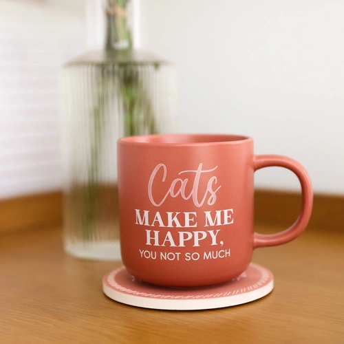 Everything_but_Flowers_Cats Make Me Happy Mug