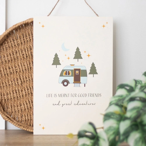 Everything_but_Flowers_Good Friends and Great Adventures Hanging Sign