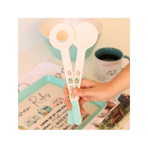 Everything_but_Flowers_Caravan Bamboo Melamine Salad Servers