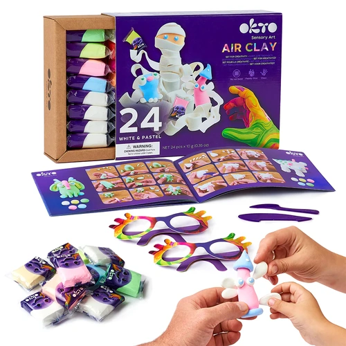 Everything_but_Flowers_Sensory Art Air Clay Kit (24 piece)