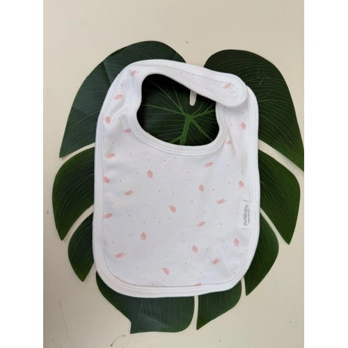 Everything_but_Flowers_Pink Leaf Bib