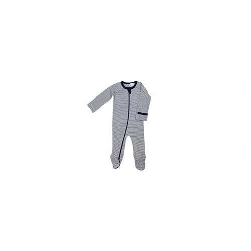 Everything_but_Flowers_Purebaby Organic Cotton Growsuit - Navy Stripe