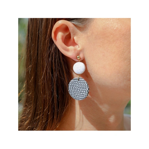 Everything_but_Flowers_Kiki Speckled Round Earrings