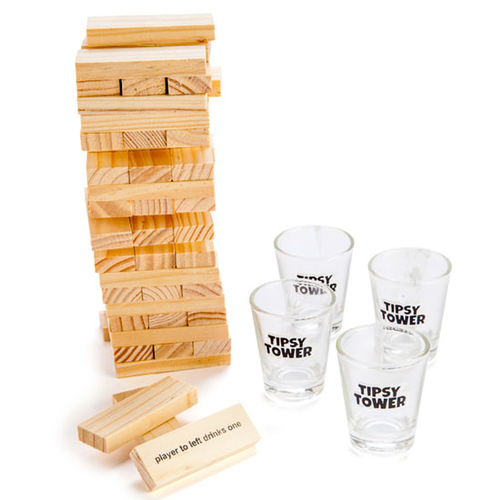 Tipsy Tower Drinking Game