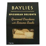 Baylies Gourmet Crackers with Sesame Seeds 130g