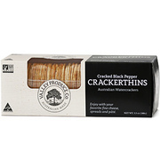 Valley Produce Cracker Thins Cracked Pepper 100g