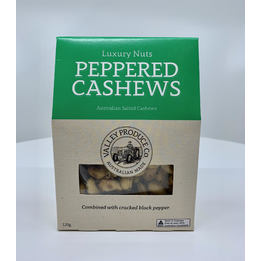 Valley Produce Peppered Cashews 120g