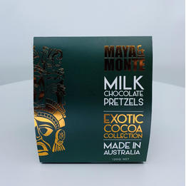 Maya & Monte Chocolate Covered Pretzels 120g