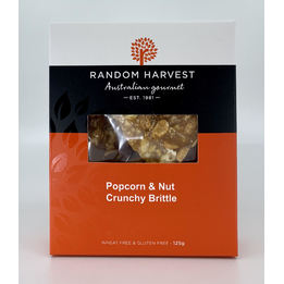 Random Harvest Popcorn & Nut Crunchy Brittle 125g 