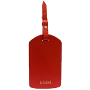 Personalised Red Luggage Tag