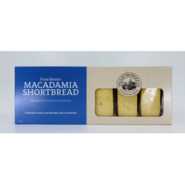 Valley Produce Pure Butter Macadamia Shortbread 175g